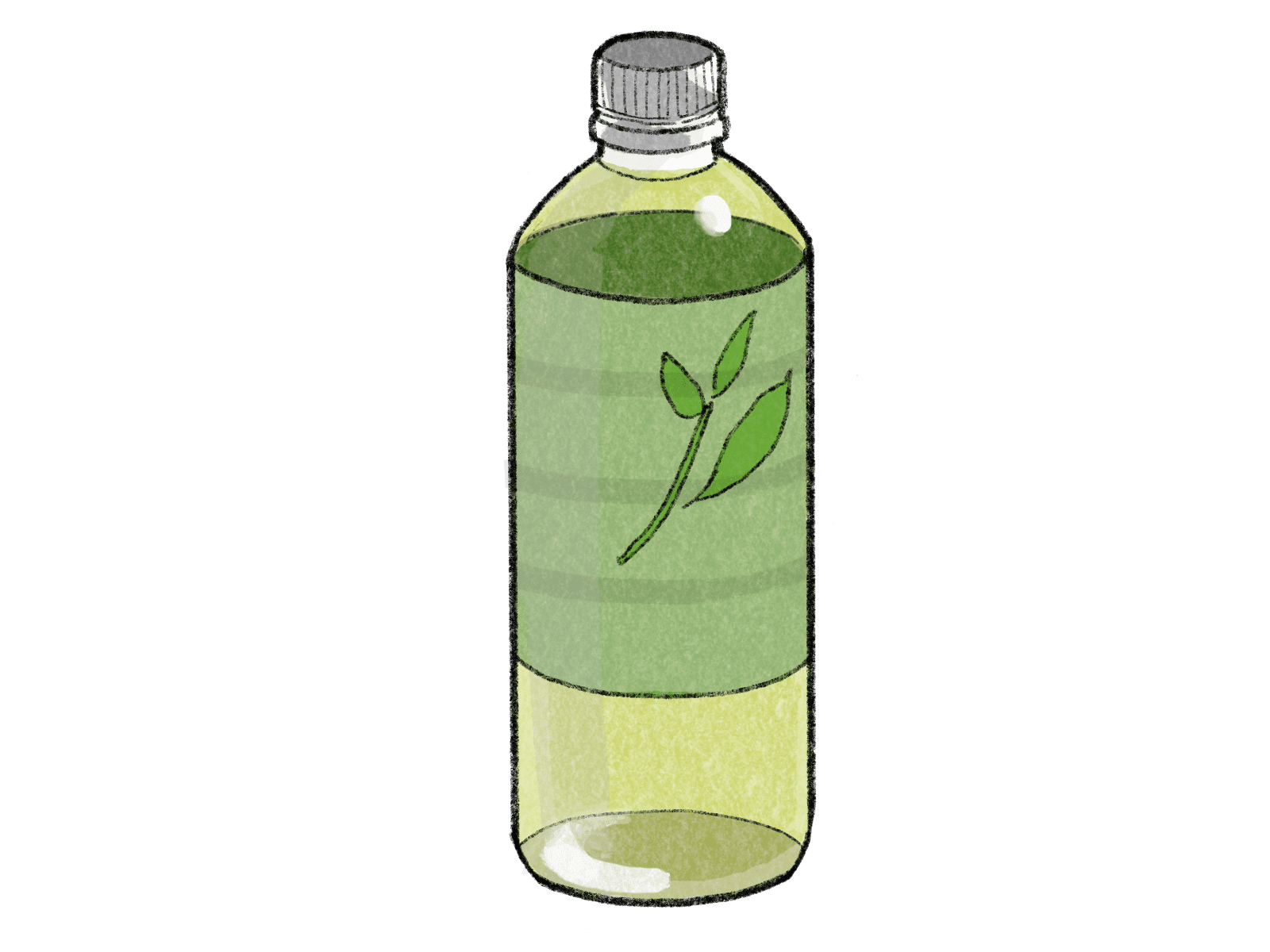 緑茶のペットボトル